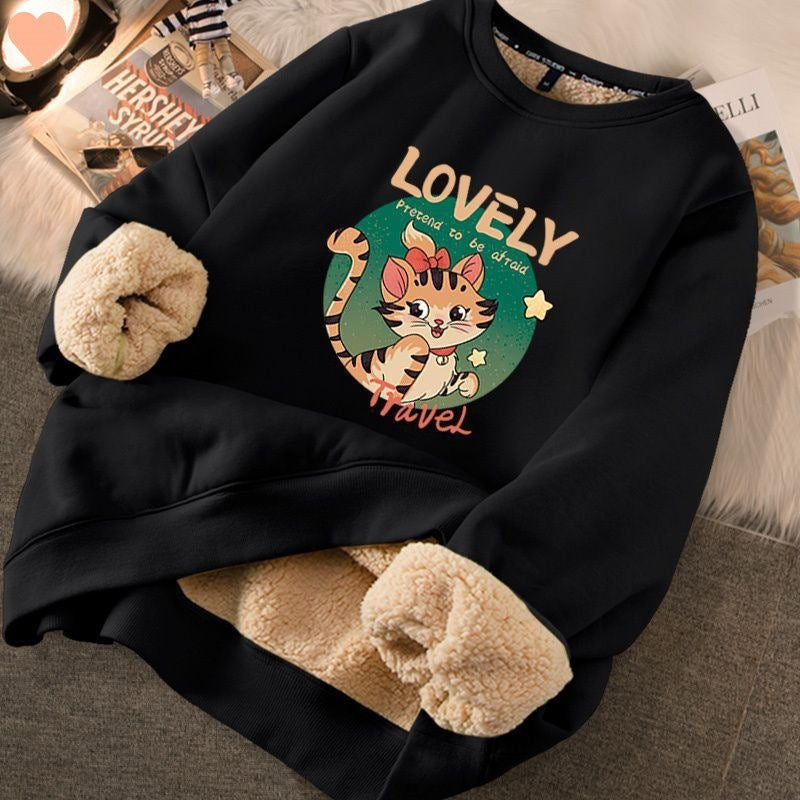 Cute Fashion Printed Women Sweater - Odiune