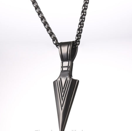 stainless steel spear necklace - Odiune