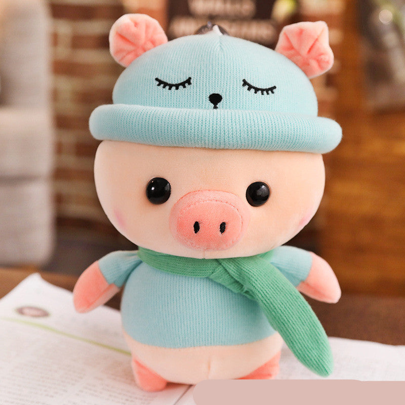 Cute scarf pig Plush - Odiune