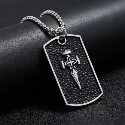 Tag Pendent Necklace Men - Odiune