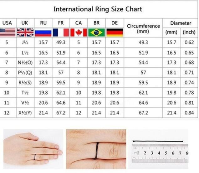 New set of rings wedding ring set men and women couple ring jewelry - Odiune