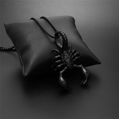 Scorpion Pendant Necklace Stainless Steel - Odiune