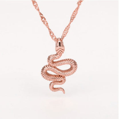 Stainless Steel Snake Necklaces For Men - Odiune