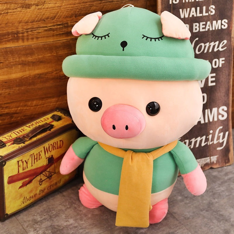 Cute scarf pig Plush - Odiune