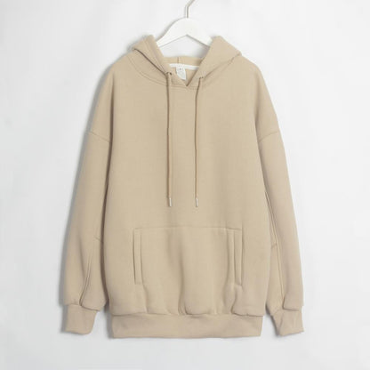 Basic Comfy Drawstring hoodie - Odiune