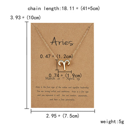 12 Zodiac Sign Necklaces For Women