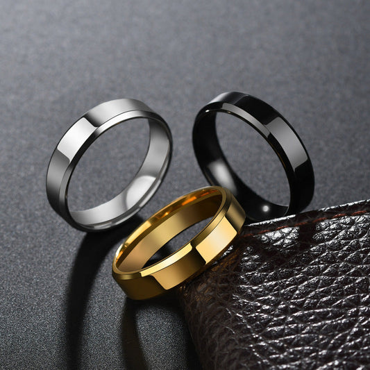 Stainless Steel Couple Rings Bands