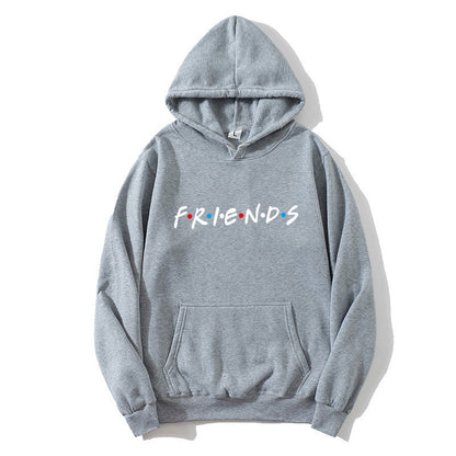 Friends Long Sleeve Hooded Sweatshirt - Odiune