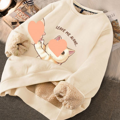 Cute Fashion Printed Women Sweater - Odiune