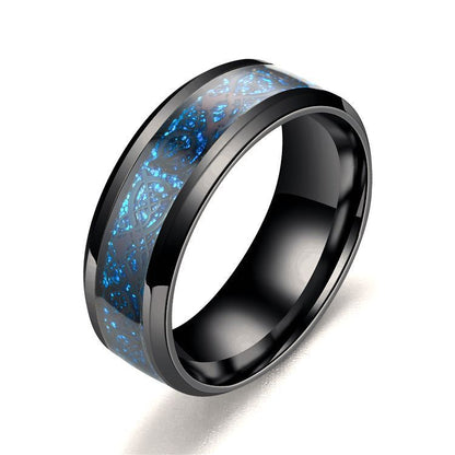 Dragon Pattern Stainless Steel Ring Jewelry