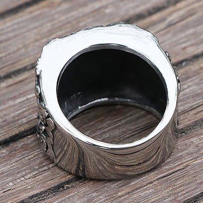 Spade Titanium Steel Ring