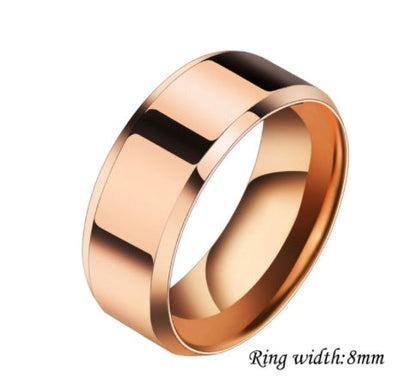 Stainless Steel Couple Rings Bands