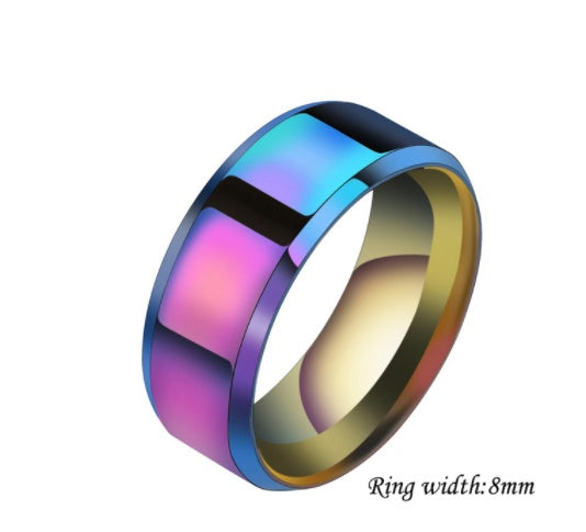 Stainless Steel Couple Rings Bands