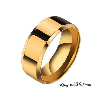 Stainless Steel Couple Rings Bands