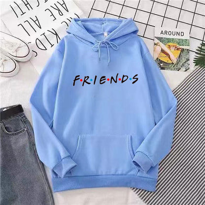 Friends Long Sleeve Hooded Sweatshirt - Odiune