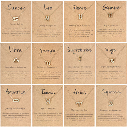 12 Zodiac Sign Necklaces For Women