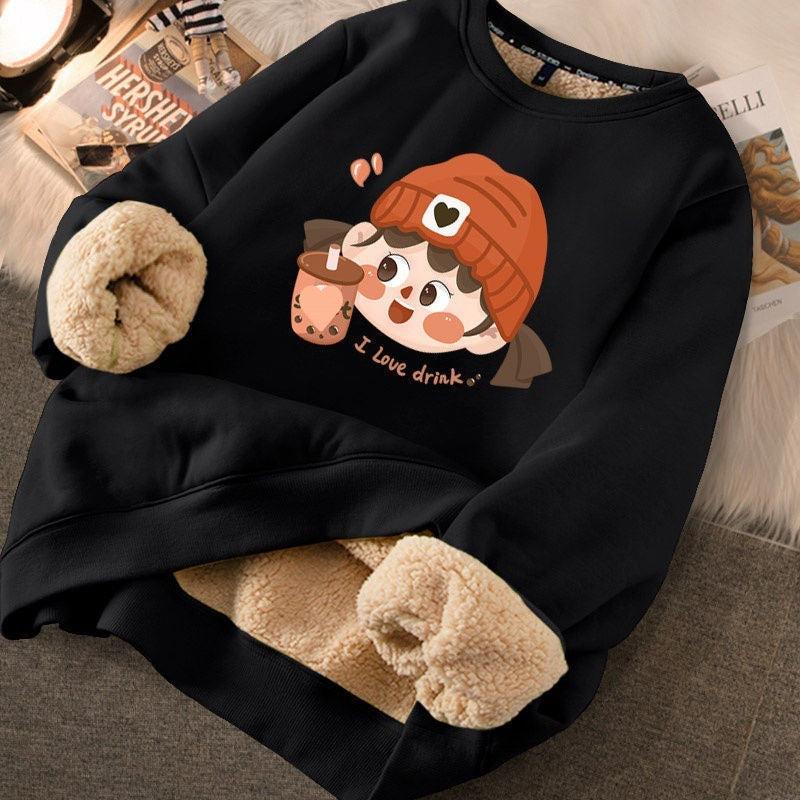 Cute Fashion Printed Women Sweater - Odiune