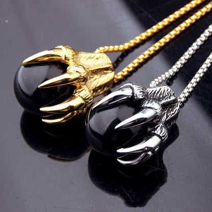 Talon Pendant Stainless Steel Necklace Men - Odiune