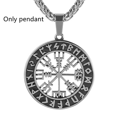 Rune Pendant Necklace Men - Odiune