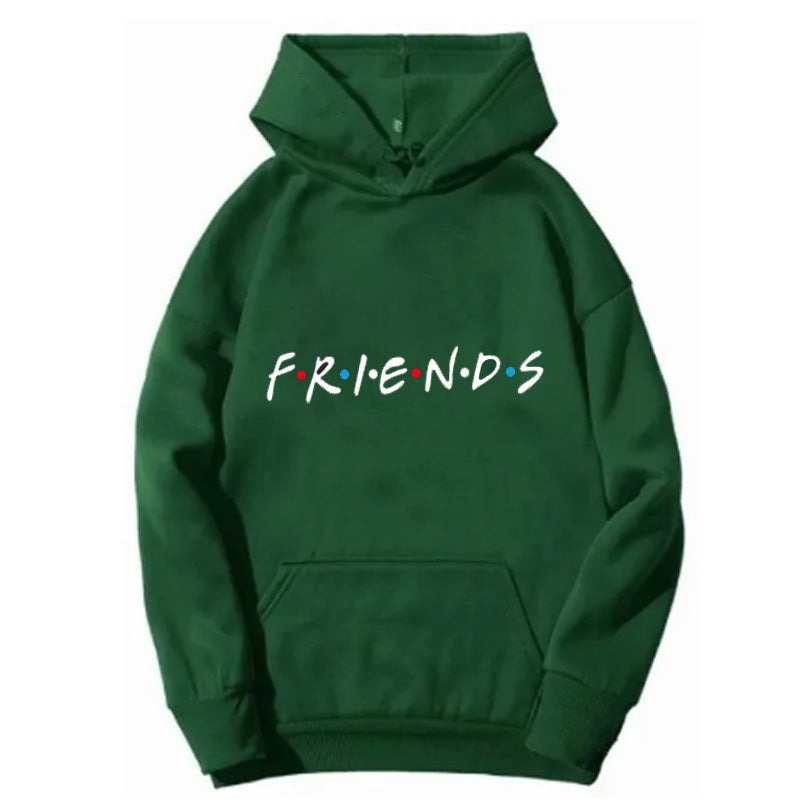 Friends Long Sleeve Hooded Sweatshirt - Odiune