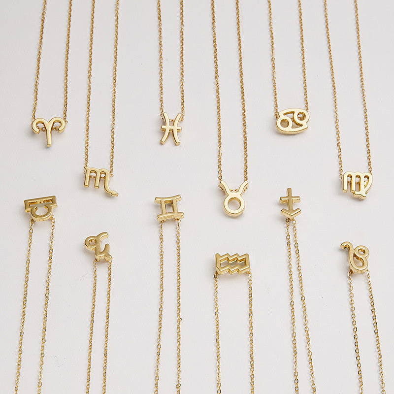 12 Zodiac Sign Necklaces For Women