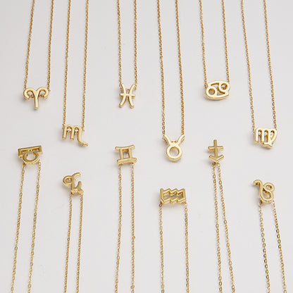 12 Zodiac Sign Necklaces For Women