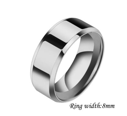 Stainless Steel Couple Rings Bands