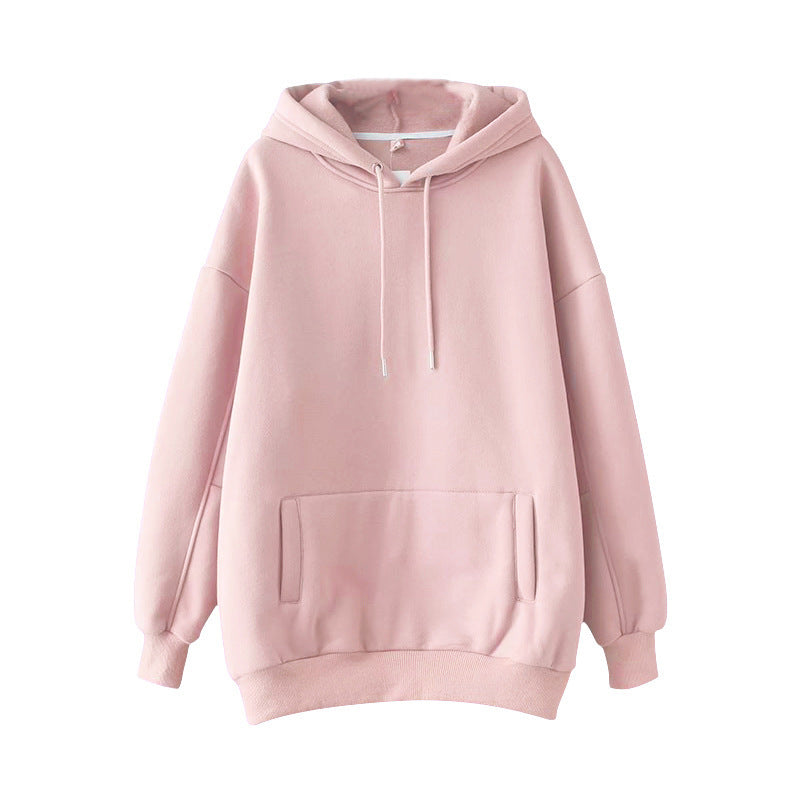 Basic Comfy Drawstring hoodie - Odiune