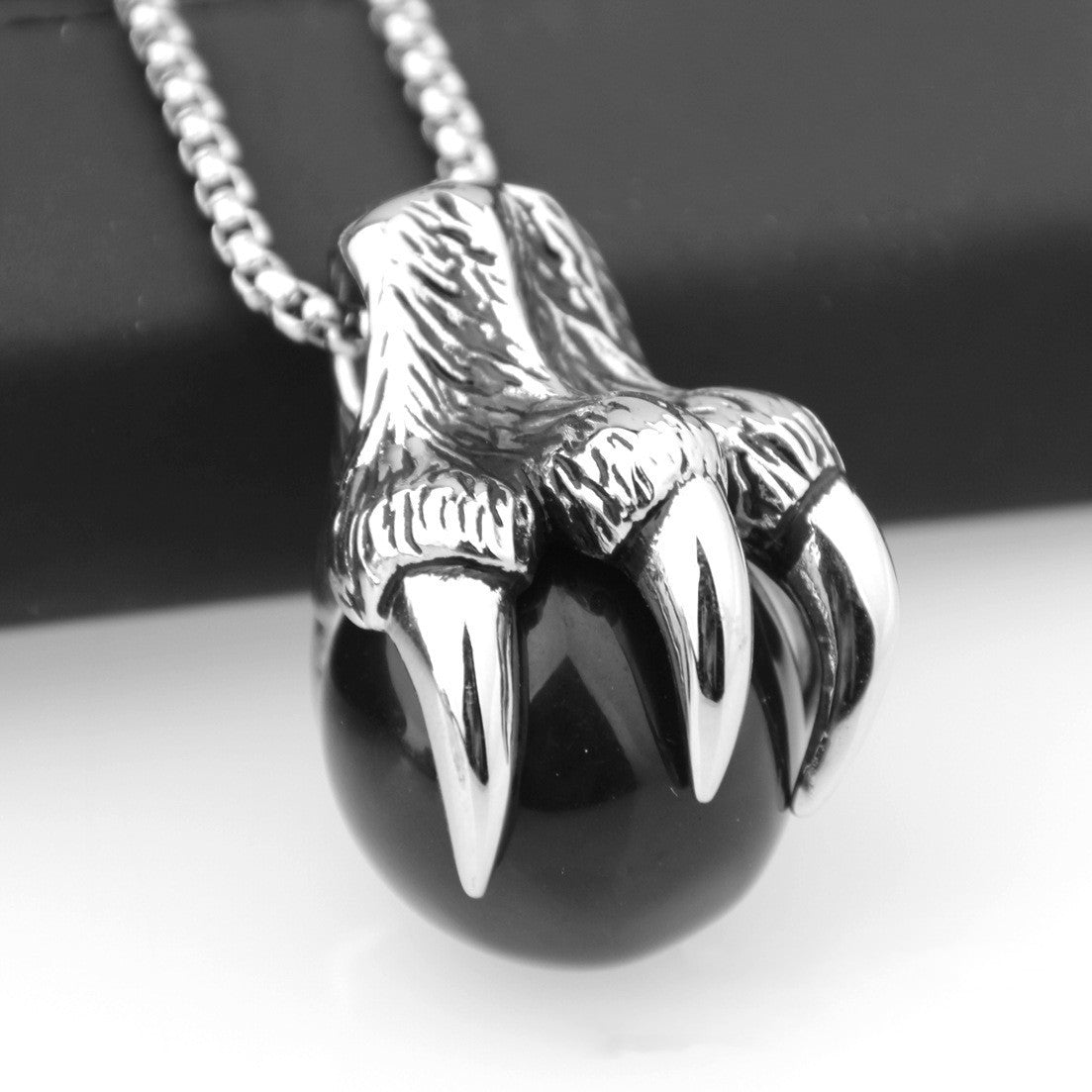 Talon Pendant Stainless Steel Necklace Men - Odiune